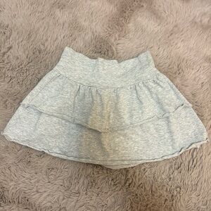 H&M Light Gray Mini Skirt